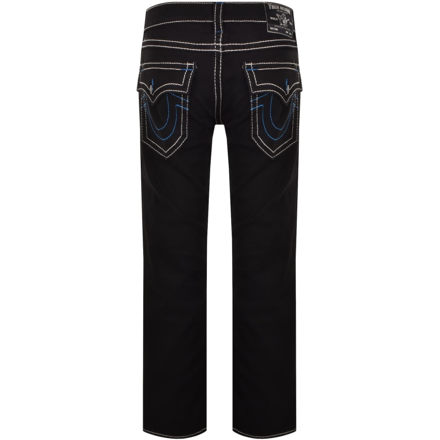 True Religion Billy Big T Flap Jeans Black | Mainline Menswear